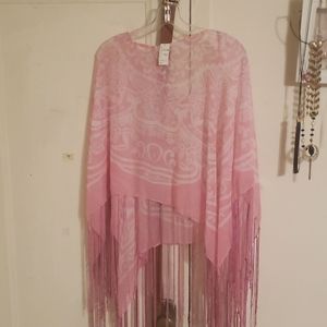 Sheer poncho